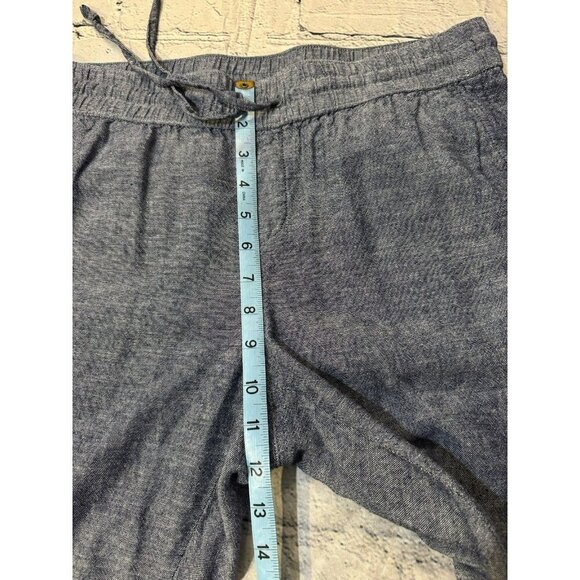 Ann Taylor Factory Petite Linen Blend Pants Elastic Waist Size MP - Picture 12 of 12